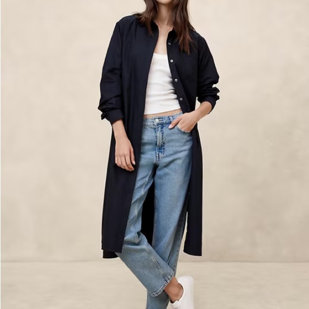 Banana republic Factory | MIDI POPLIN SHIRTDRESS